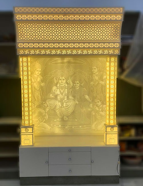Ram Darbar Temple In Corian Solid Surface